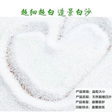 황토 자갈 야광 장식 수족관 어항 마사토 상토, 1개, F. 흰색 가는 모래 50g