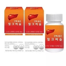 웰러스 간에 좋은 밀크씨슬 900mg x 90정 1+1 총2개 총180정 가족건강 학교 선물, 2개