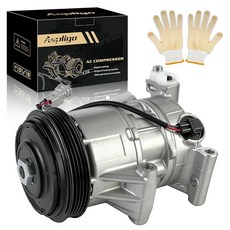 Air Conditioner AC Compressor with Clutch Compatible with Toyota Yaris 2012-2018 1.5L Replace # CO