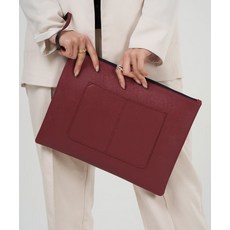 MNFLUX 엡송 포켓 클러치백 버건디