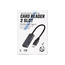 일렉트로맨 카드리더2슬롯(TYPE-C)ETCRD-06, 1개, 기타, 기타