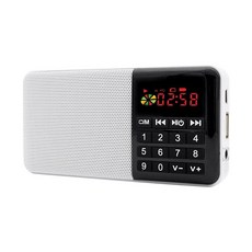 텐텐 FM 효도라디오 스피커 라디오 WHITE 휴대용 1(개)단일상품