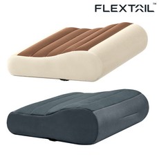 플렉스테일 FLEXTAIL ZERO PILLOW 제로 필로우 베개 AIR 에어 등산 낚시 캠핑 2중에어락, 1개, 브라운