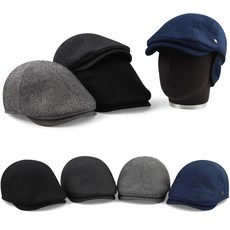 중년의품격 겨울 중년 남성 보카시 울 50 귀달이 헌팅캡 신사 모자