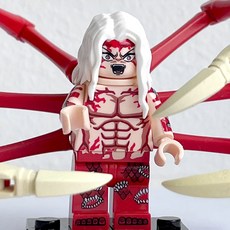 핸드브릭 팩토리 커스텀 미니브릭 피규어 귀멸의칼날 호환 귀칼 블록호환, 41. 대롱 촉수 무잔, 1개