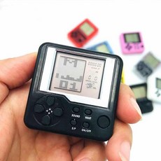 Thumby 그레이 소형 게임 미니어처 콘솔 키체인, 블랙, 기본 색상