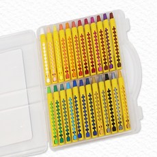 나일 손에 안묻는 크레파스 부드러운크레용, 24색