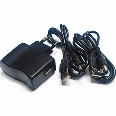 5V 1000mA USB 충전기 +DC 케이블 외구경5.5/3.5mm 내구경2.1/1.35mm 3개 1세트, 1개