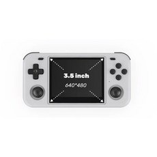 휴대용 오락실 오락기 가정용 레트로 게임기 향수 0 스크린 소스 Ps1 레트로 Ips 리눅스 게임기 Iipi 3 5 포켓 핏 휴대용 풀 게임 O30s 인치, O30S 16 add 64G, WHITE