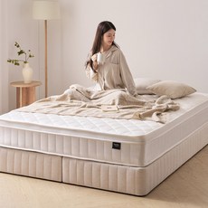[쿠팡방문설치] 베디스 국내생산 숨결애 독립 포켓스프링 라텍스 유로탑 매트리스, 중간 단단함, 26cm