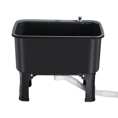 대걸레세면대 마대 걸레 빨래 빨기 밀대 화장실, 1개, 회색