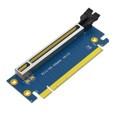 PCIe PCI Express 3.0 X16 to X16 라이저 카드는 2U 컴퓨터 서버와 호환되며 90도 직각 어댑터를 제공합니다, 그림과 같이, 1개, 4NB606727_DSJ