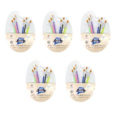 10칸 팔레트 컬러 붓 6종 세트 키즈 유치원 초등생 취미반 미술 준비물, 5개