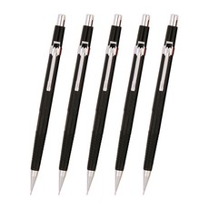 고급 제도 블랙 샤프, 5개, 0.5mm