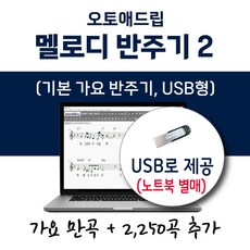 오토애드립 가요 반주기 2 (USB형) 가요 12250곡 포함 / 휴대형 기타 색소폰 노래 반주기, 오토애드립 가요반주기