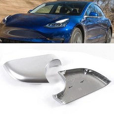 모델 크롬 자동차 사이드 도어 윙 리어뷰 미러 하단 커버 홀더, 2. 1 Pair, 1개