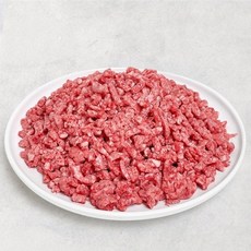 기타 미국산 초이스등급 소 등심으로 만든 다짐육 1kg, 1박스