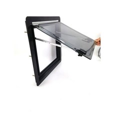 캠핑카 창문 푸시형 차량용 윈도우 부품 튜닝 트레일러 캐빈 컨테이너 차박 모기장 커튼, C. 500x350mm, 1개