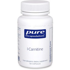 Pure Encapsulations 左旋肉鹼無麩質膠囊, 1個, 60 件