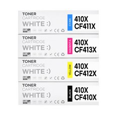 410X CF410X 대용량 호환 토너, 1개, 4색
