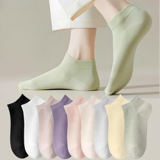 스카이미너리즈 여성 편안한 무압박 데일리 단목 양말 9컬레