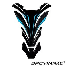 오토바이 슬립 오일 탱크 패드 측면 무릎 보호대 데칼 스티커, 1개, 2. 30 A BLUE