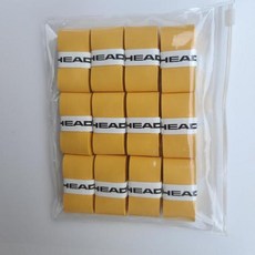 12PCS 헤드 오버 그립 스웨트 밴드 테니스 라켓 핸드 고무 미끄럼 방지 핸들 스트랩 땀 흡수 및 내마모성, 1)Yellow 12pcs