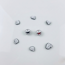 말랑쿵상점 태권도 도복 실내화 참 키링 승급심사 기념선물 2개입