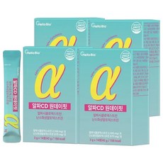 알파CD 원데이핏 알파시클로덱스트린 난소화성말토덱스트린 14포 4박스 (총 56포)