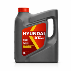 현대 엑스티어 XTeer G90 SQ/GF-7 5W20 4L 가솔린 엔진오일 저마찰 합성유, 1개