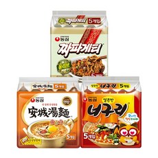 안성탕면 5입 + 짜파게티 5입 + 너구리 5입, 없음, 1개