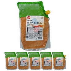 CJ 이츠웰 로제떡볶이소스 2kg, 5개