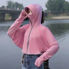 夏季女最新款防曬衣戶外騎行防紫外線透氣薄款冰絲涼感防曬服