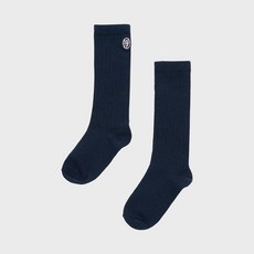 마리떼 키즈 ENFANT CIRCLE LOGO KNEE SOCKS navy 183367, 마리떼 키즈 014