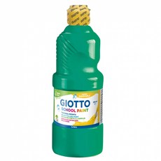 지오토 템페라 물감 그린, 500ml, CINNABAR GREEN, 1개