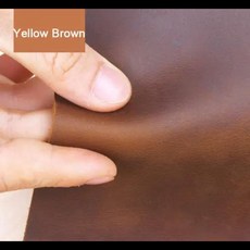 인조가죽시트지 가죽 수선패치 크레이지 호스 오일 태닝 소가죽 2mm 두께 공예 DIY 크기 색상, [00] 20x30cm, [00] Yellow brown