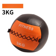 메디신볼 중량볼 35cm 2kg 크로스핏 슬램볼 홈트, 컬러블록 3kg, 1개