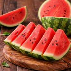 국내산 당도선별 과즙줄줄 하우스 수박, 1개, 6kg