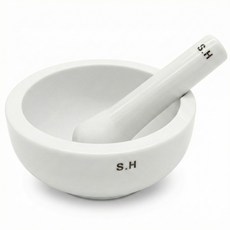 고급형 15cm 삼화제도 국산 유발 유봉 세트 약절구 가루조제용 막자사발 도자기류