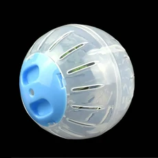 10/12cm 플라스틱 야외 스포츠 공 Grounder 쥐 작은 애완 동물 마우스 조깅 공 장난감 햄스터 Gerbil 운동, 01 Blue, 1개