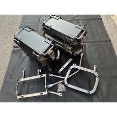 SUZUKI DL1050 V-STROM1050 (2020-) 鋁製側箱套件, 38公升側箱 (銀)+專用側箱架,搭配後箱 (尺寸任選)
