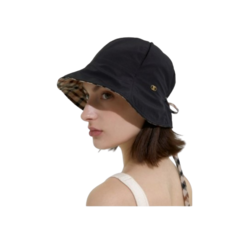 닥스 여성용 슬릿 포인트 체크스트랩 버킷햇