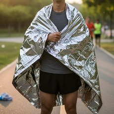 소시앤코 은박 담요 비상용 등산 러닝 재난 응급 보온 비닐