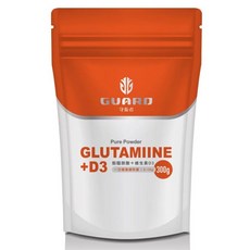 守衛者 Glutamine+D3 麩醯胺酸+維生素D3 300g, 1個, 單包