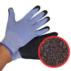 국산 파워맨 코팅 장갑 / NR NBR 고무 그립 라텍스 장갑 GLOVE 작업 안전 반코팅, 1개, 기능성 주름 NR 코팅장갑