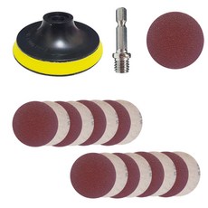 4인치 원형사포 50장 100방 10장 240방 10장 600방 10장 1000방 10장 2000방 10장 총 50장 백업패드 1개 연결비트 1개 포함