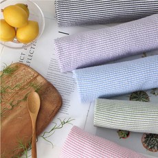 패션스타트 여름 잠옷 파자마 커튼 스커트 시어서커 리플 지지미 에브리데이 ST 스트라이프 원단 천, 1개, 01) 핑크