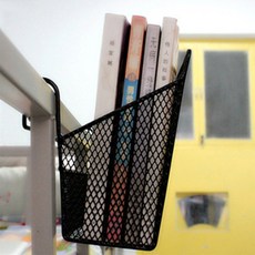 침대수납걸이 기숙사 침대걸이 보관 베드포켓 철제, 침대바구니_고리형_블랙, spdj 침대바구니 고리형_블랙, 1개