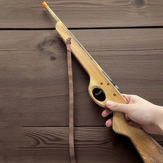 고무줄총 연발 나무총, 목재, 1개