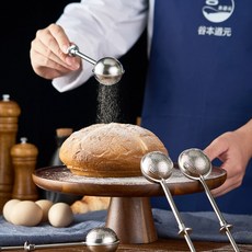 슈가파우더 뿌리는 막대볼 티 채망 스프링클 설탕 코코아 미니 베이킹 휴대용 소형 채반 필터, 01.큰 구멍 티볼